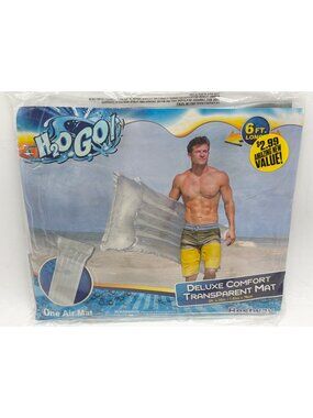 Deluxe Comfort Transparent Air Mat 6 Ft. Long By Bestway For Pool/Beach Relaxati